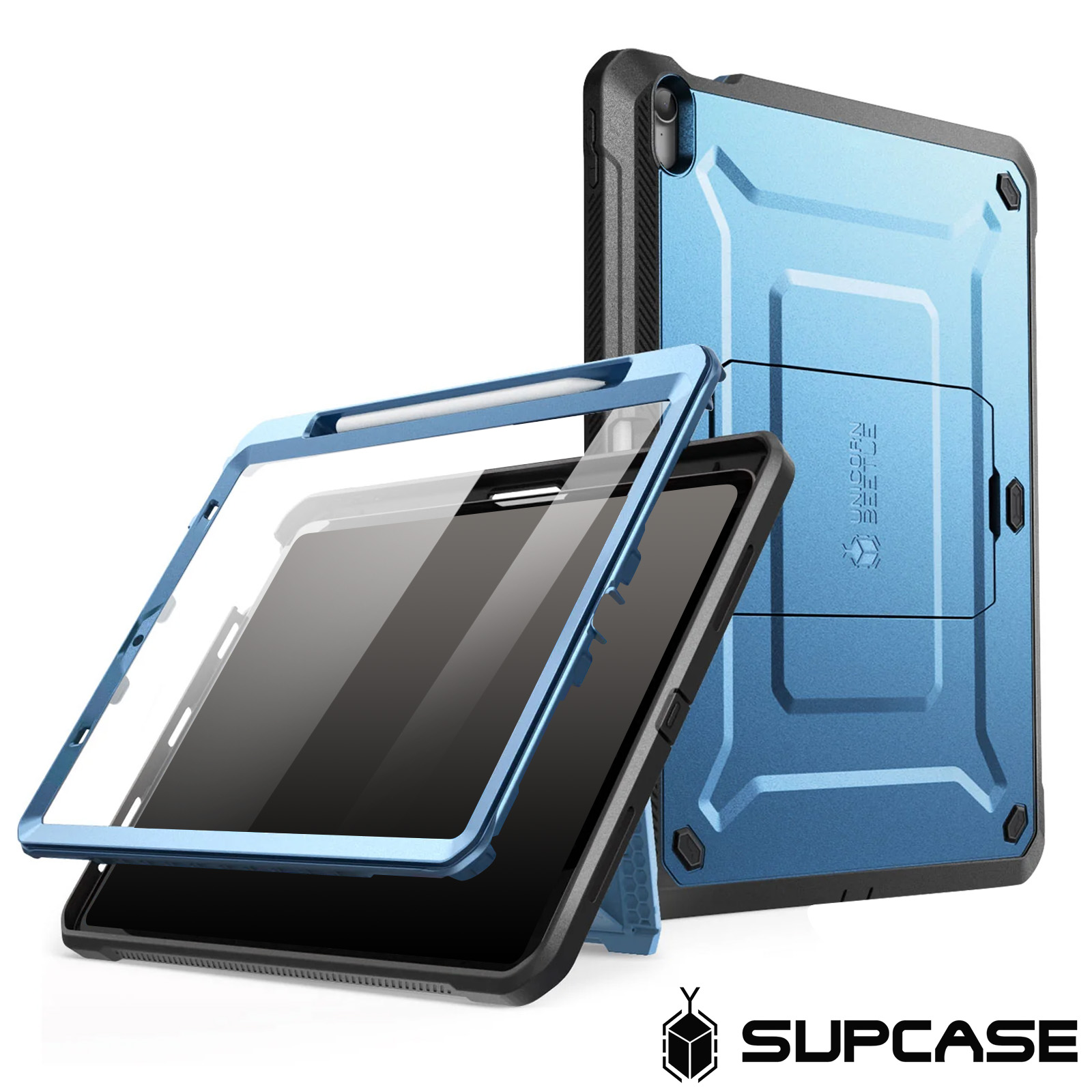 Coque Supcase Unicorn Beetle Pro Bleu Métallique p iPad Air 4 Air 5