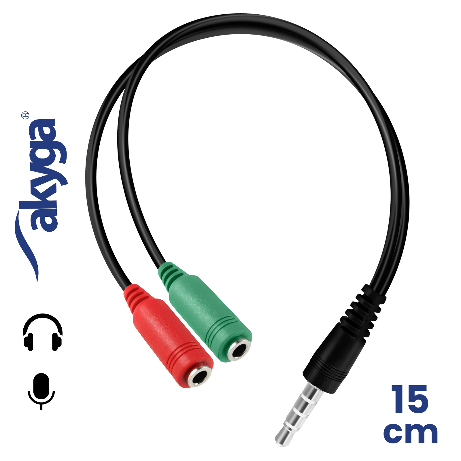 Adaptateur Audio Jack 3.5 mm TRRS vers Double Jack - Splitter Casque et ...