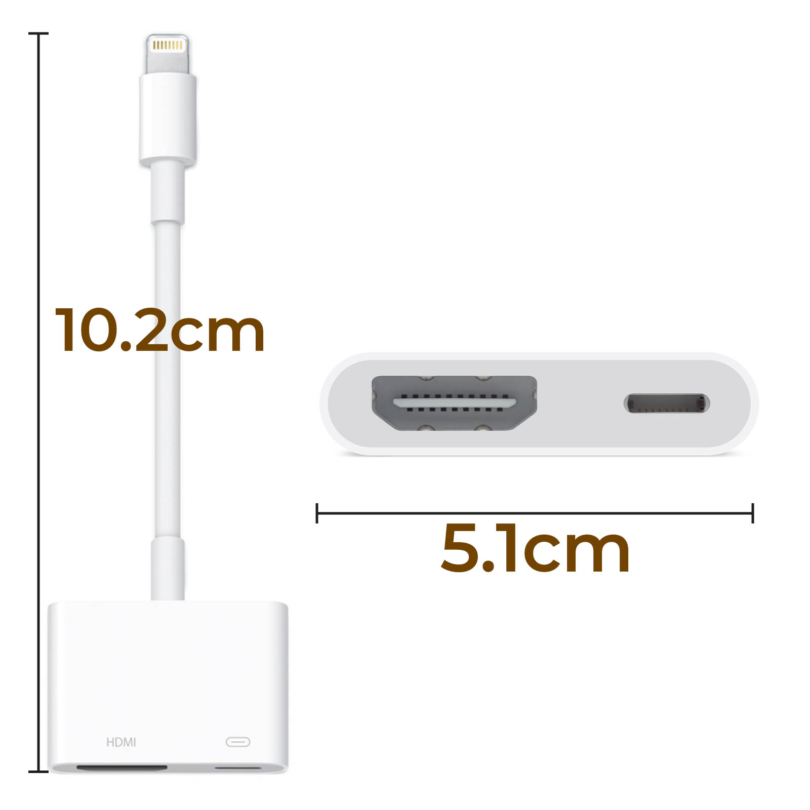 Adaptateur HDMI Original Apple pour iPhone / iPad, Full HD 1080p