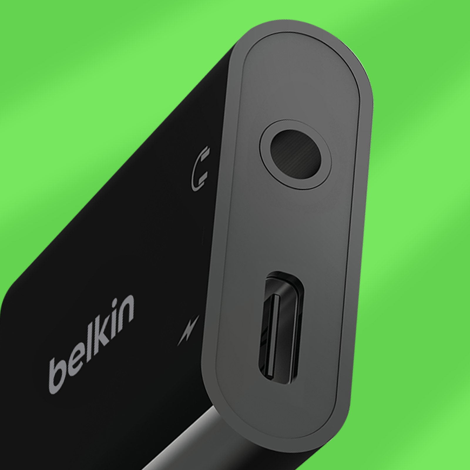 Belkin Adaptateur USB-C vers Jack et USB-C pour charge (Noir