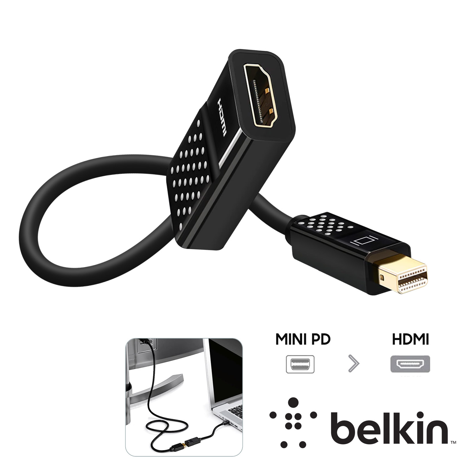 Cavo Belkin Mini DisplayPort a VGA Adattatore 