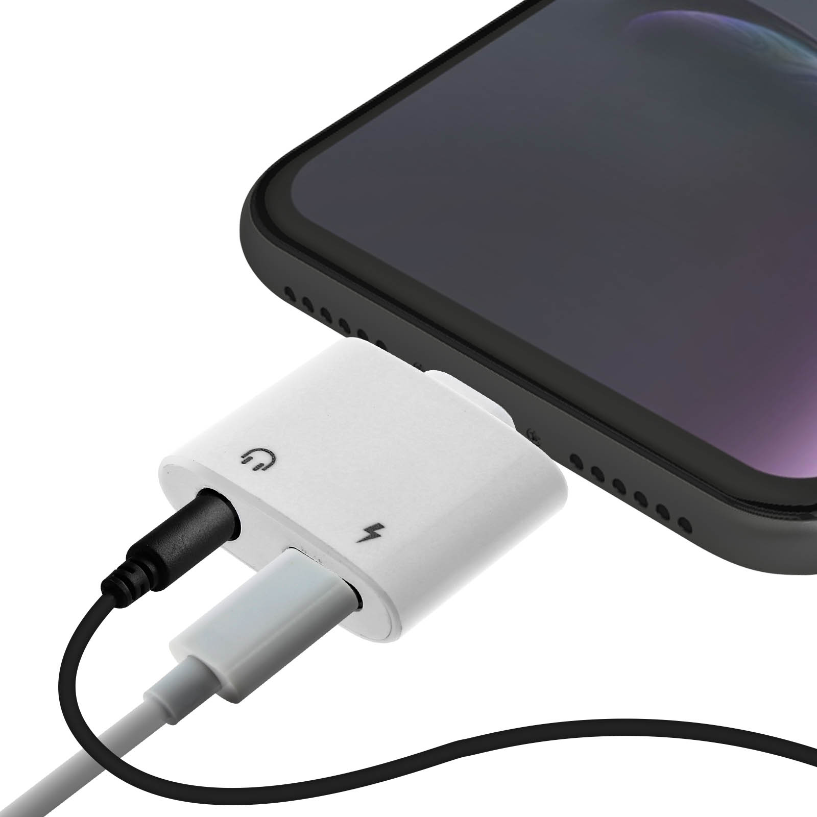 Avizar Adaptateur Audio et Charge iPhone vers Double Lightning