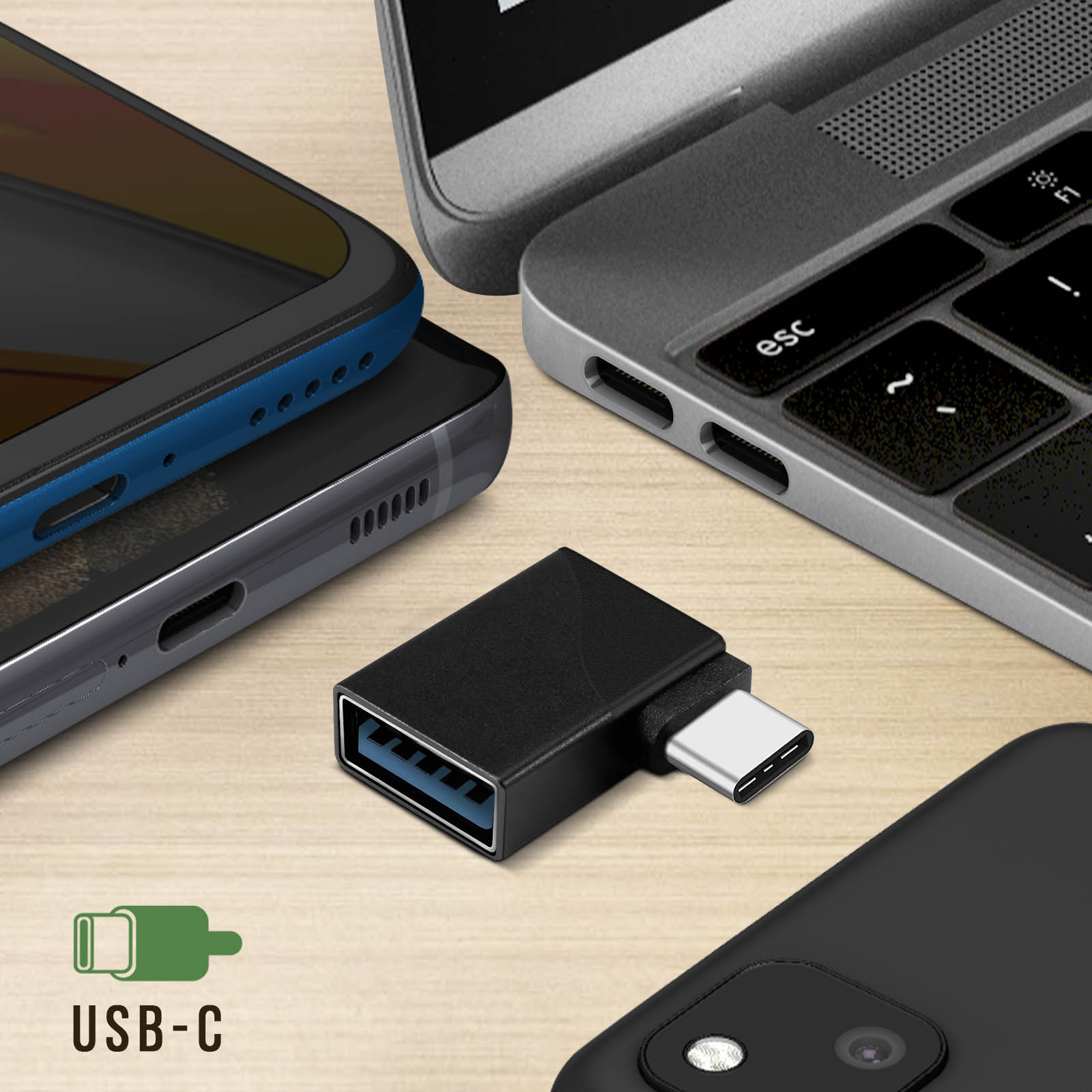 Adaptateur USB-A 3.0 vers USB-C Femelle - CCGB60925GY