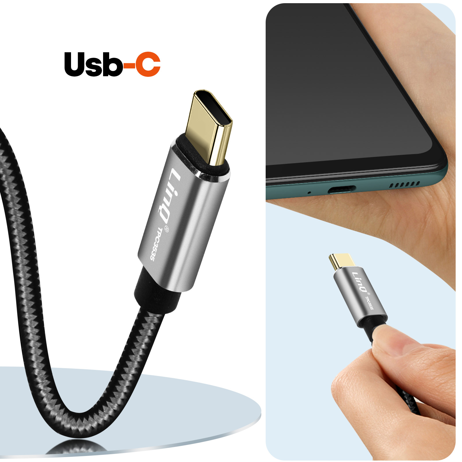 Adaptateur USB-C à double USB femelle type C à double USB