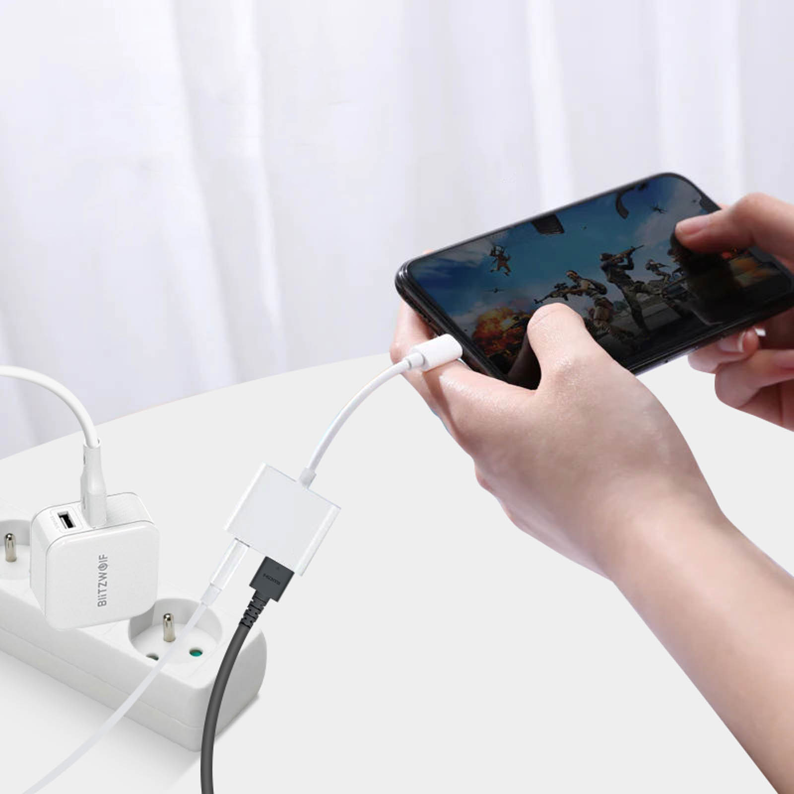 Apple Adaptateur - Lightning vers HDMI / USB-C – Flip mobile