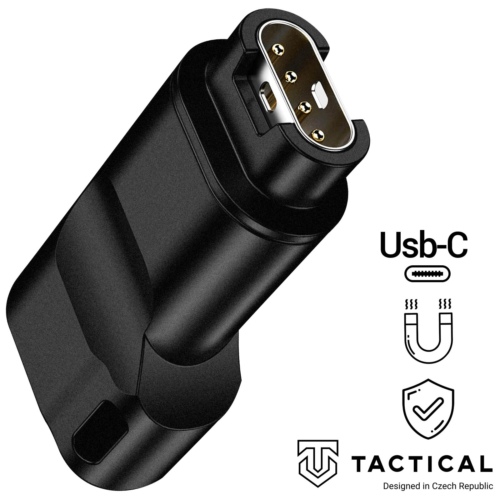 Adaptador Magnético para Cargador Garmin Fenix 7, 6 y 5, Entrada USB-C -  Tactical - Spain