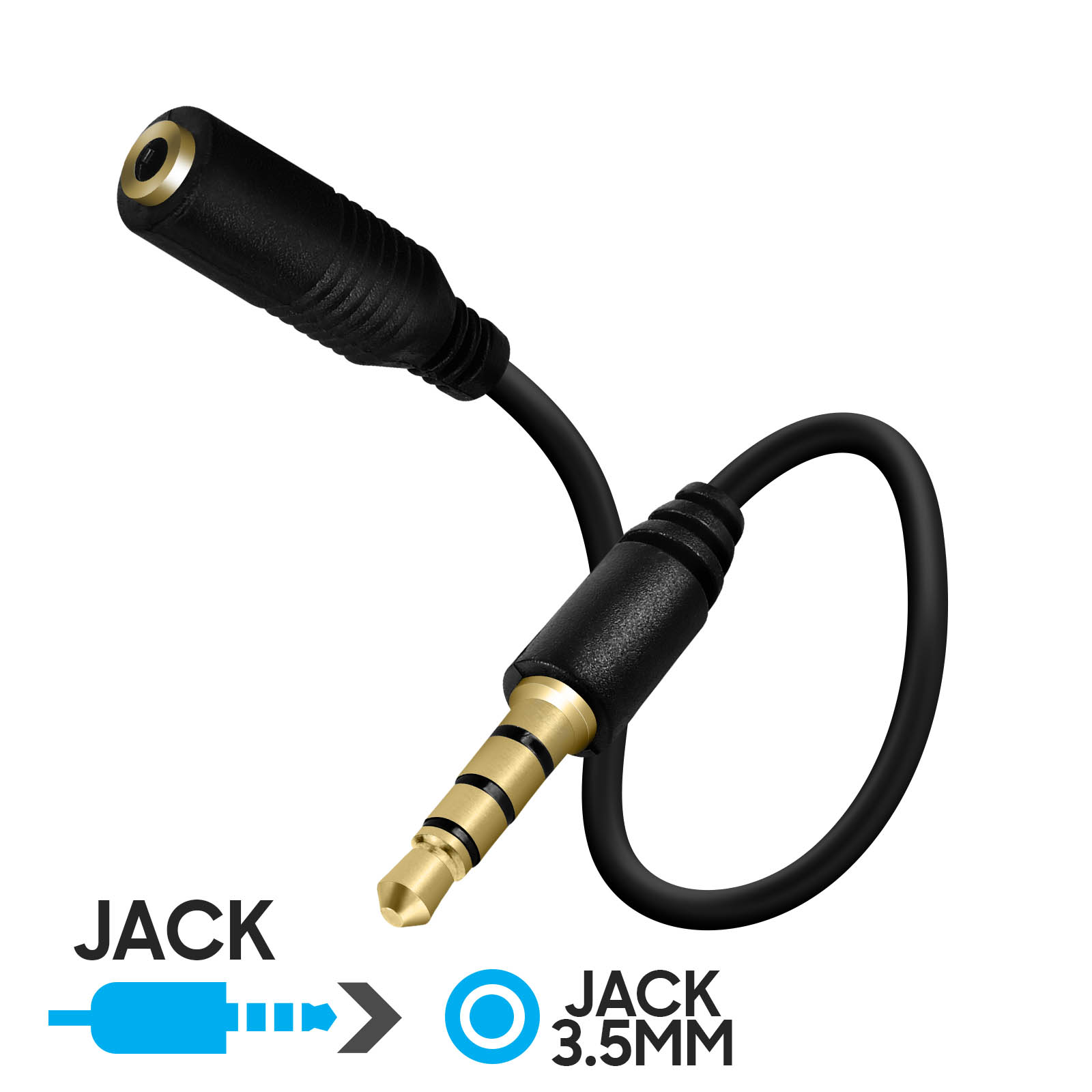 Câble Adaptateur Audio, Ecouteurs Jack 3,5mm