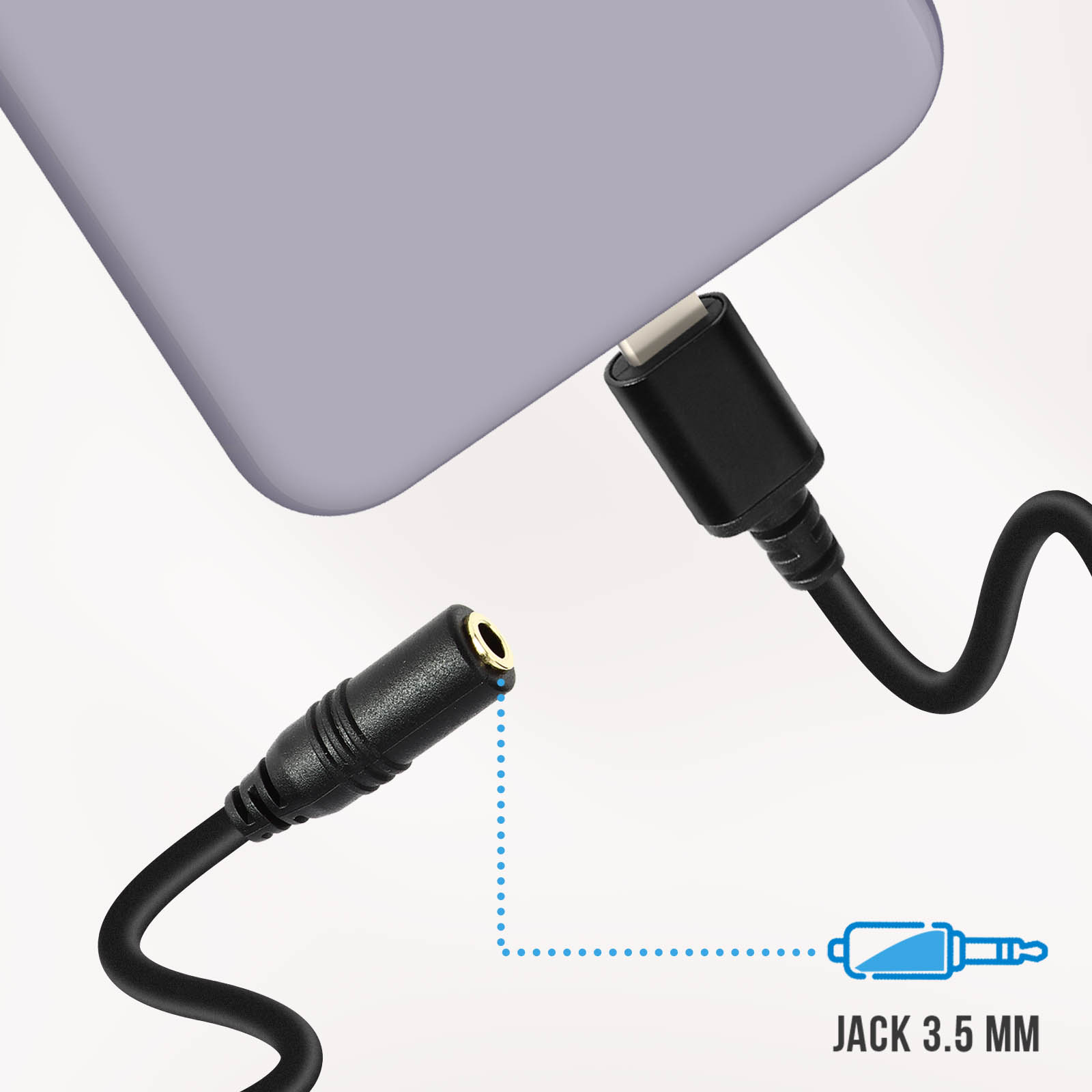 Adaptador Conector Lightning a Jack de 3,5 mm Para Iphone - PRO Accesorios