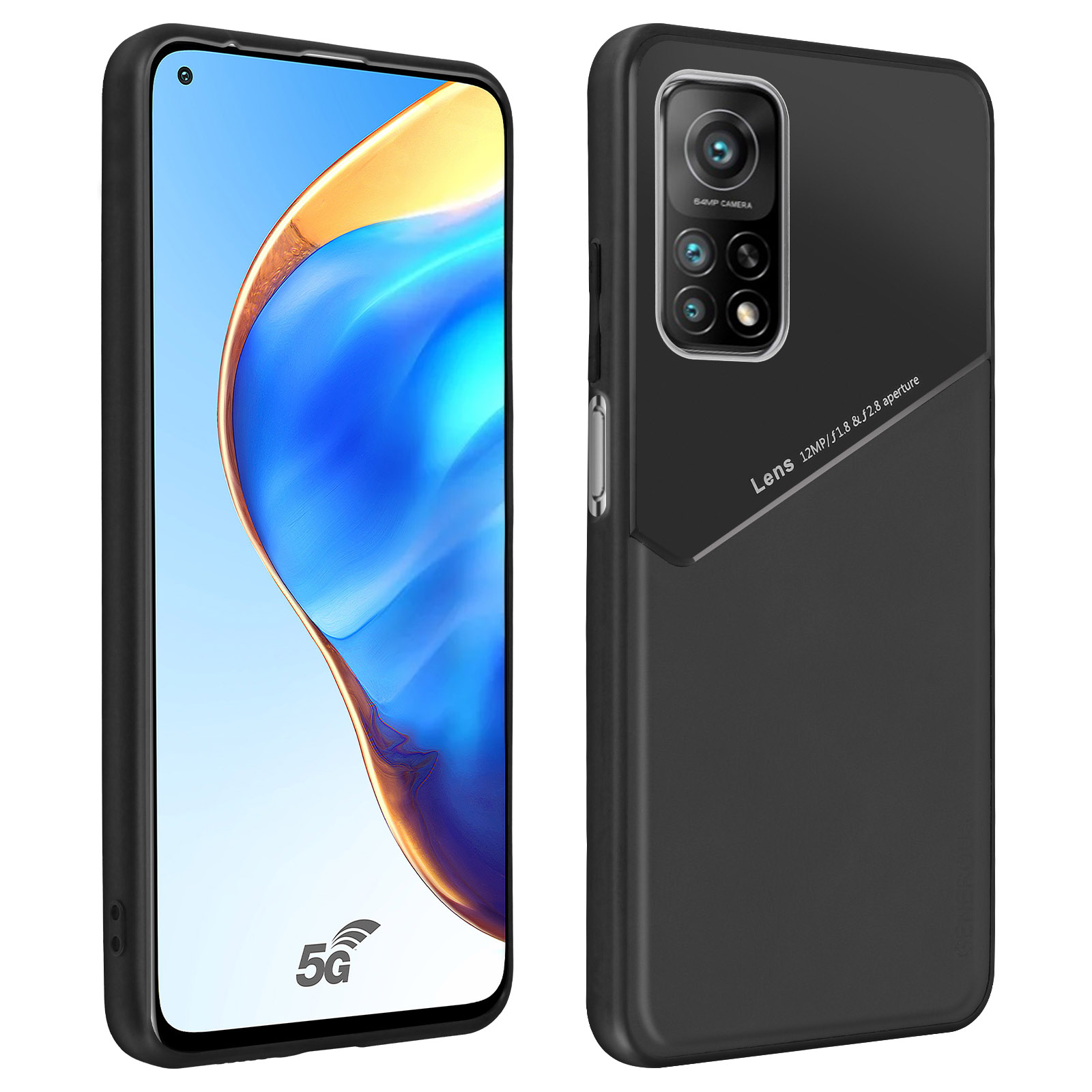 Originale Batteria Cover Posteriore Per Xiaomi Mi 10T Pro 5G / M2007J3SG ( Nero - Foto 9