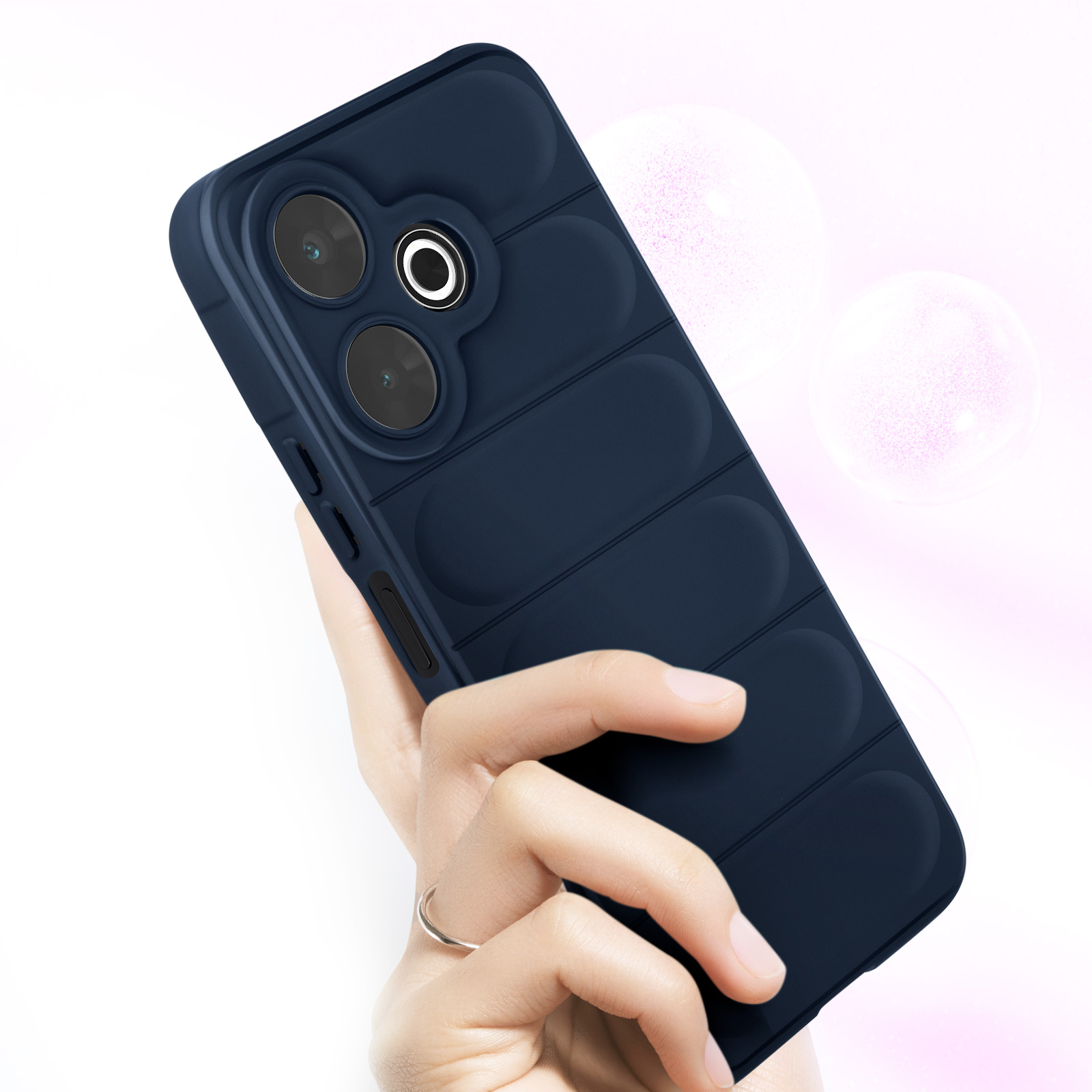 Coque Silicone Pour IPhone 15 Avec 2 Verres Trempés Protection