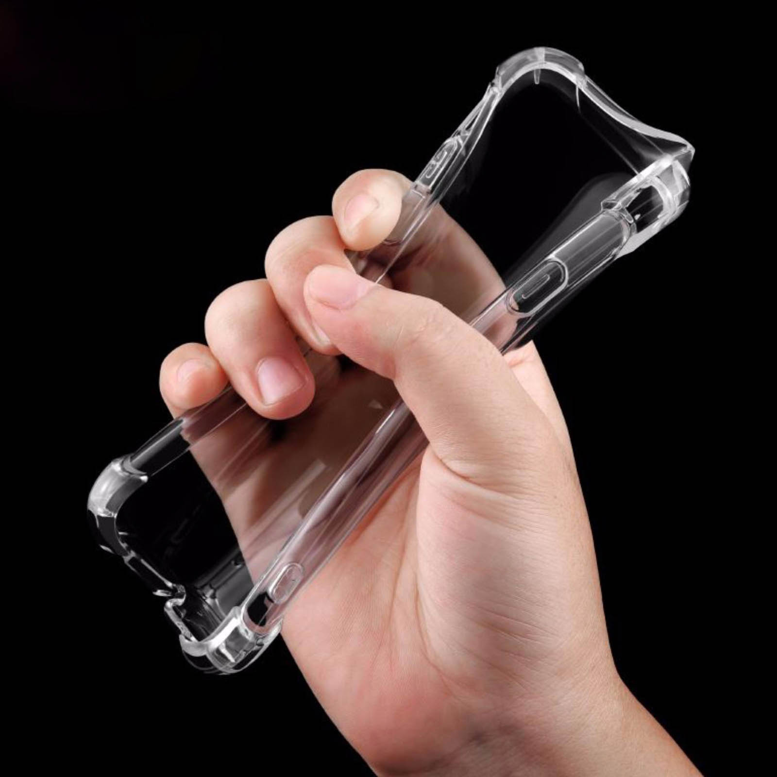 Funda transparente esquinas reforzadas de silicona iPhone 11 Pro Max