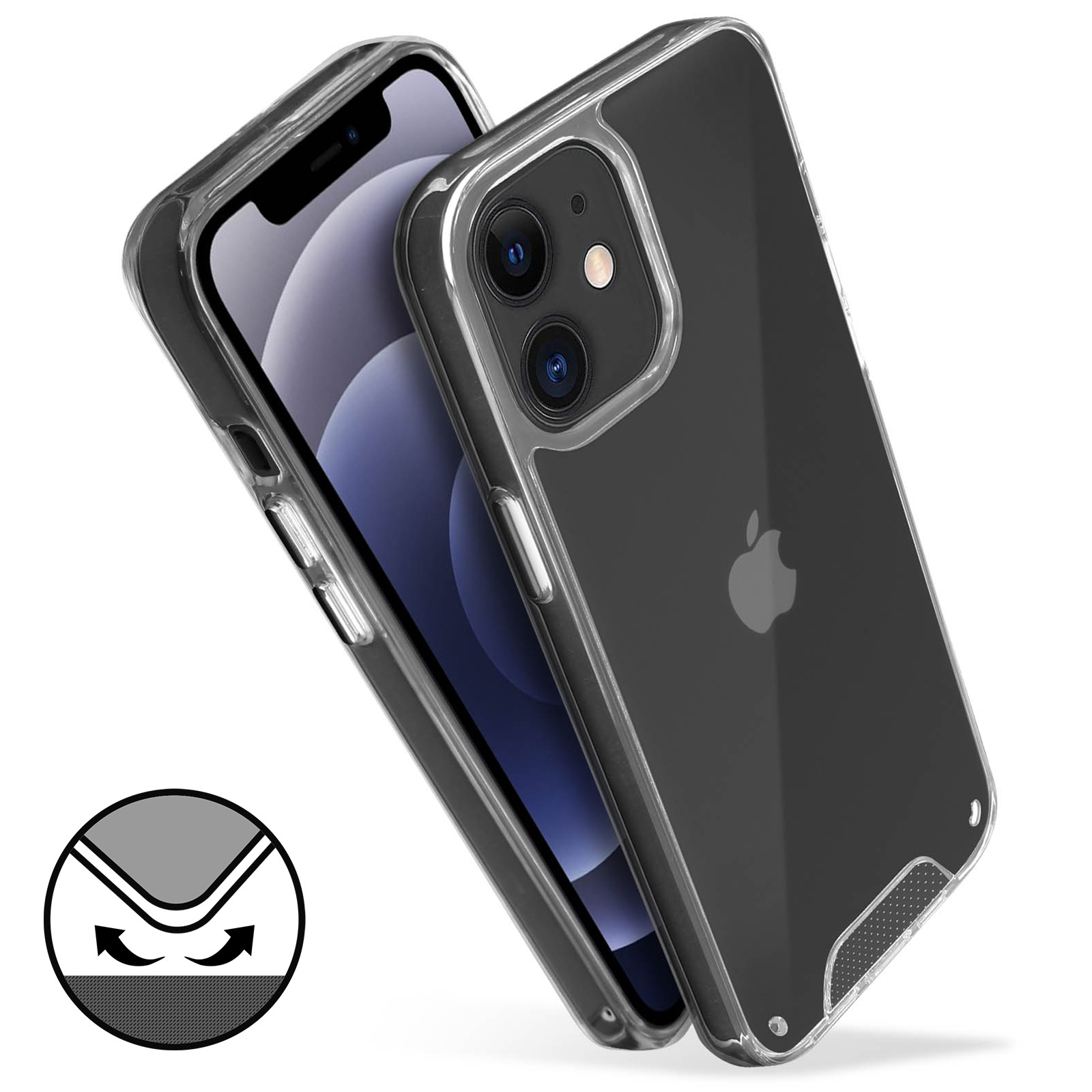 Capa Silicone Apple Iphone 12 Mini Transparente