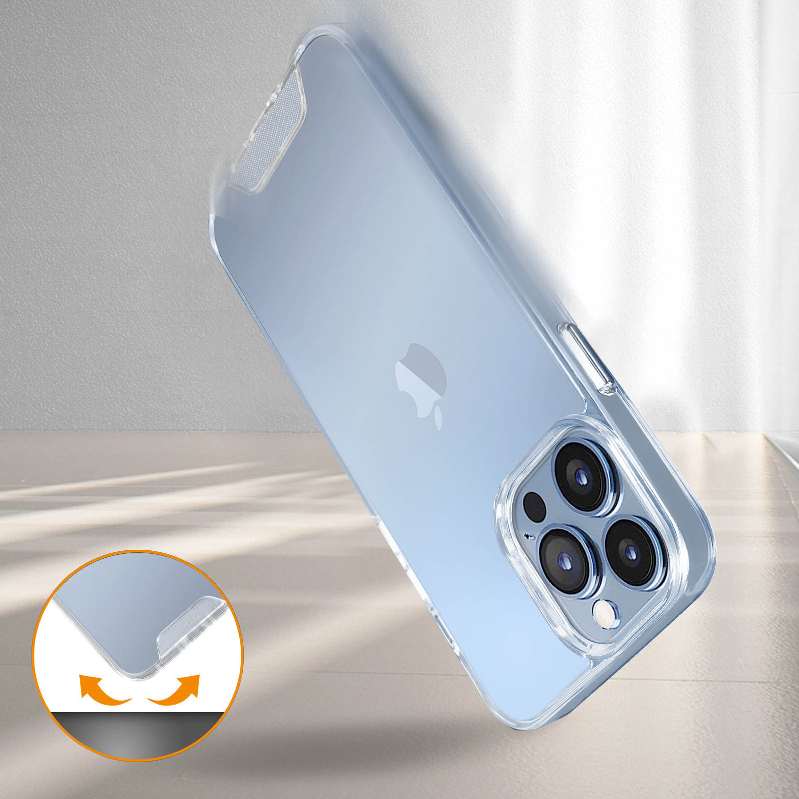 Coque de protection iPhone 13 Pro Max en Silicone Rigide