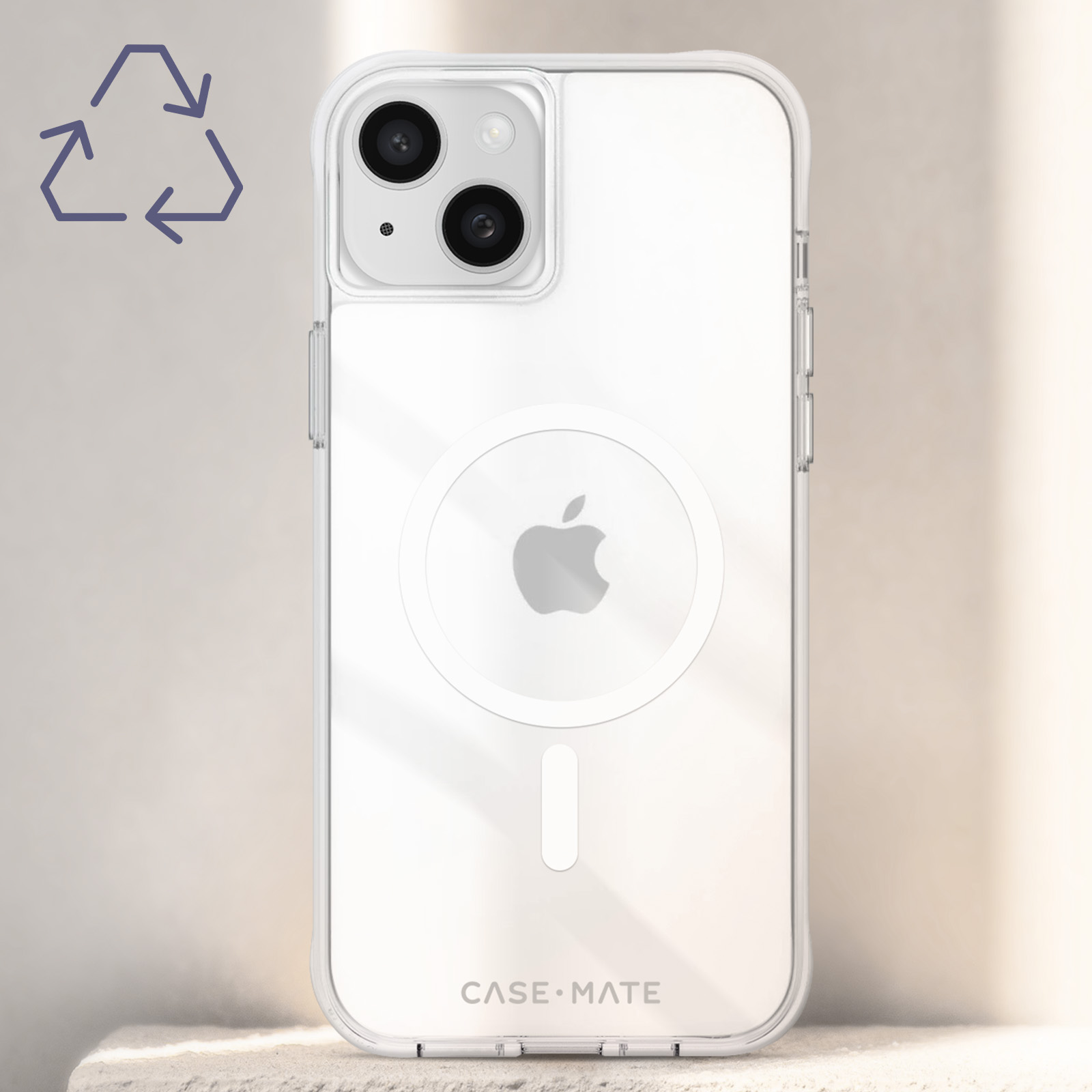 Coque MagSafe Silicone Transparent, Anti-chutes - Case Mate pour Apple ...