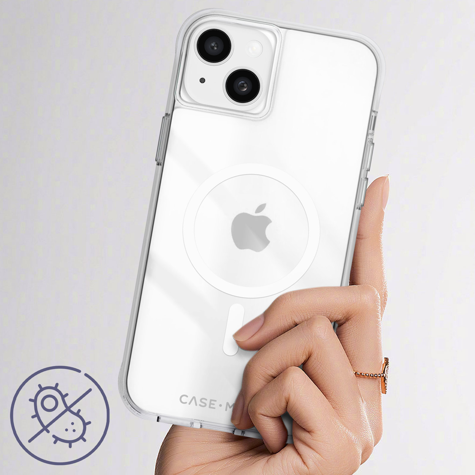 Coque MagSafe Silicone Transparent, Anti-chutes - Case Mate pour Apple ...