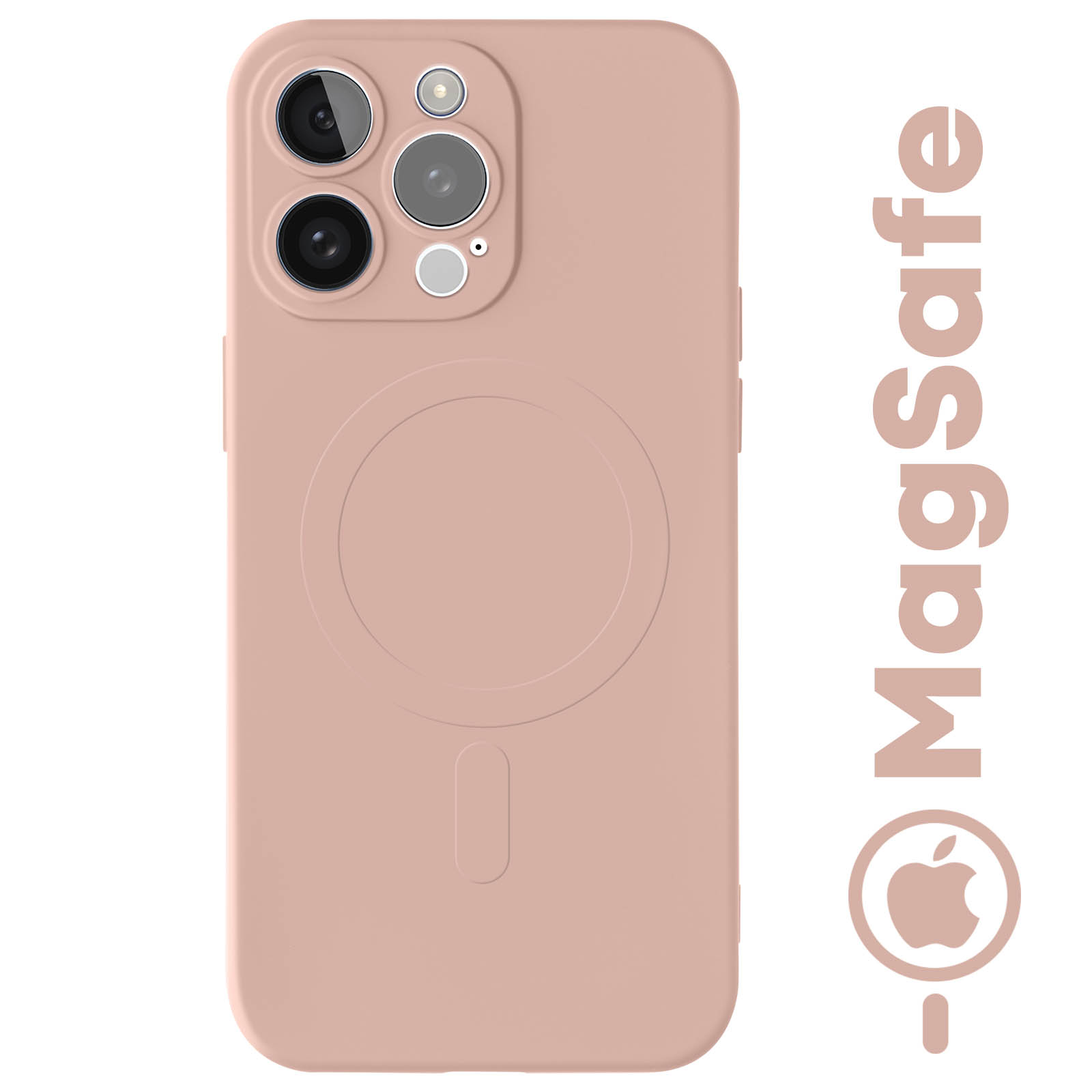 Funda para iPhone 15 Pro Max Silicona Rosa claro de Apple
