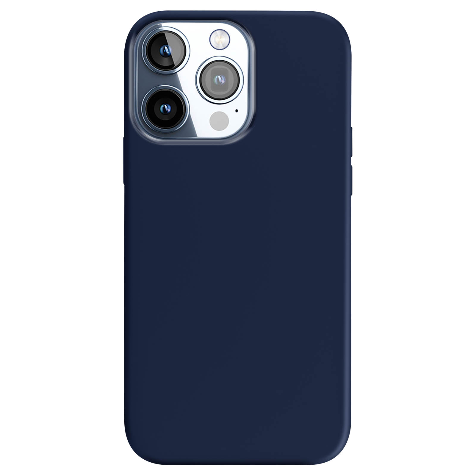 Funda Carcasa protectora de silicona semirrígida suave al tacto - Azul  oscuro para iPhone 15 Pro Max - Spain