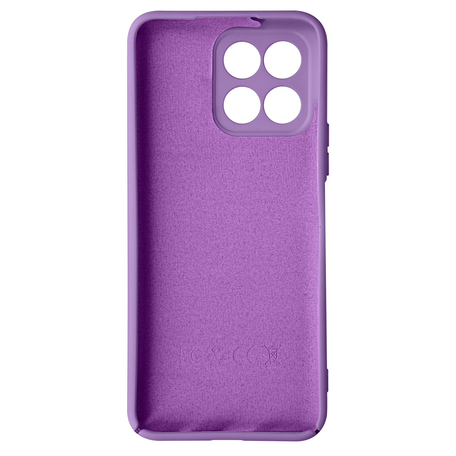 Avizar Funda de Silicona Semirrígida Mate Suave Violeta para iPhone 11