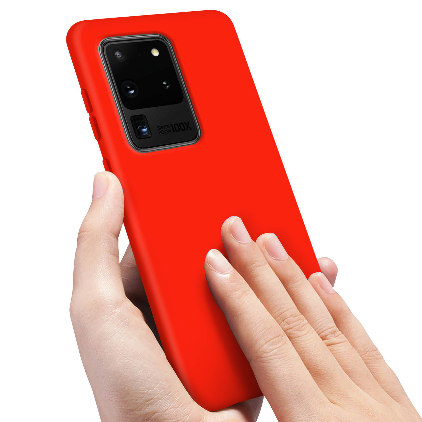 moex Coque Double en Silicone Transparent Compatible avec Samsung Galaxy  S20 Ultra / 5G, Housse de Protection complète des 2 côtés, Coque de  téléphone