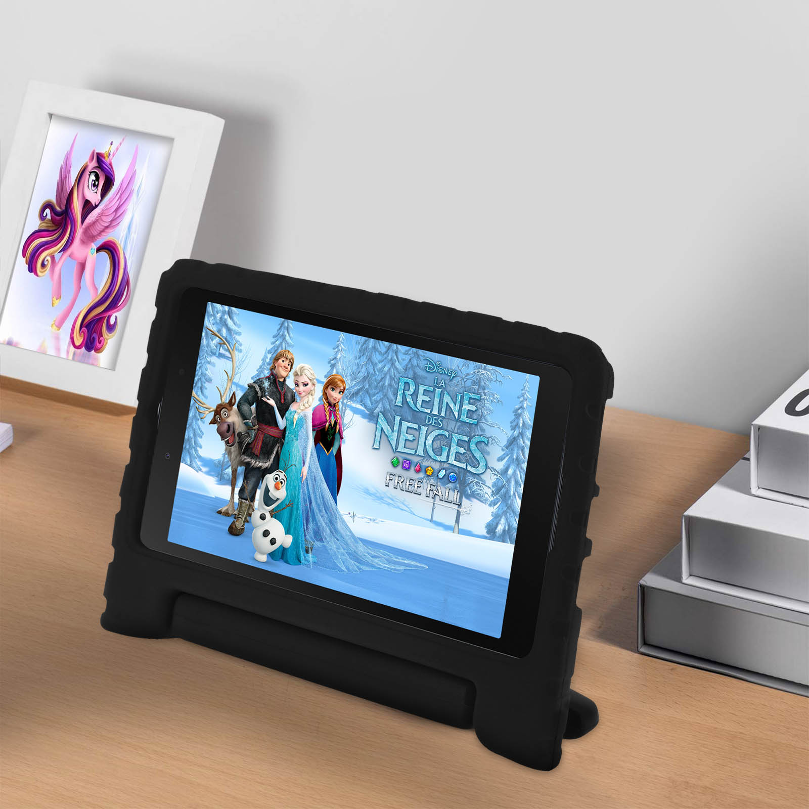 Mobigear RingGuard - Coque Samsung Galaxy Tab A 8.0 (2019) Coque de tablette  pour enfants avec Poignée Enfants en EVA - Rouge 572451 