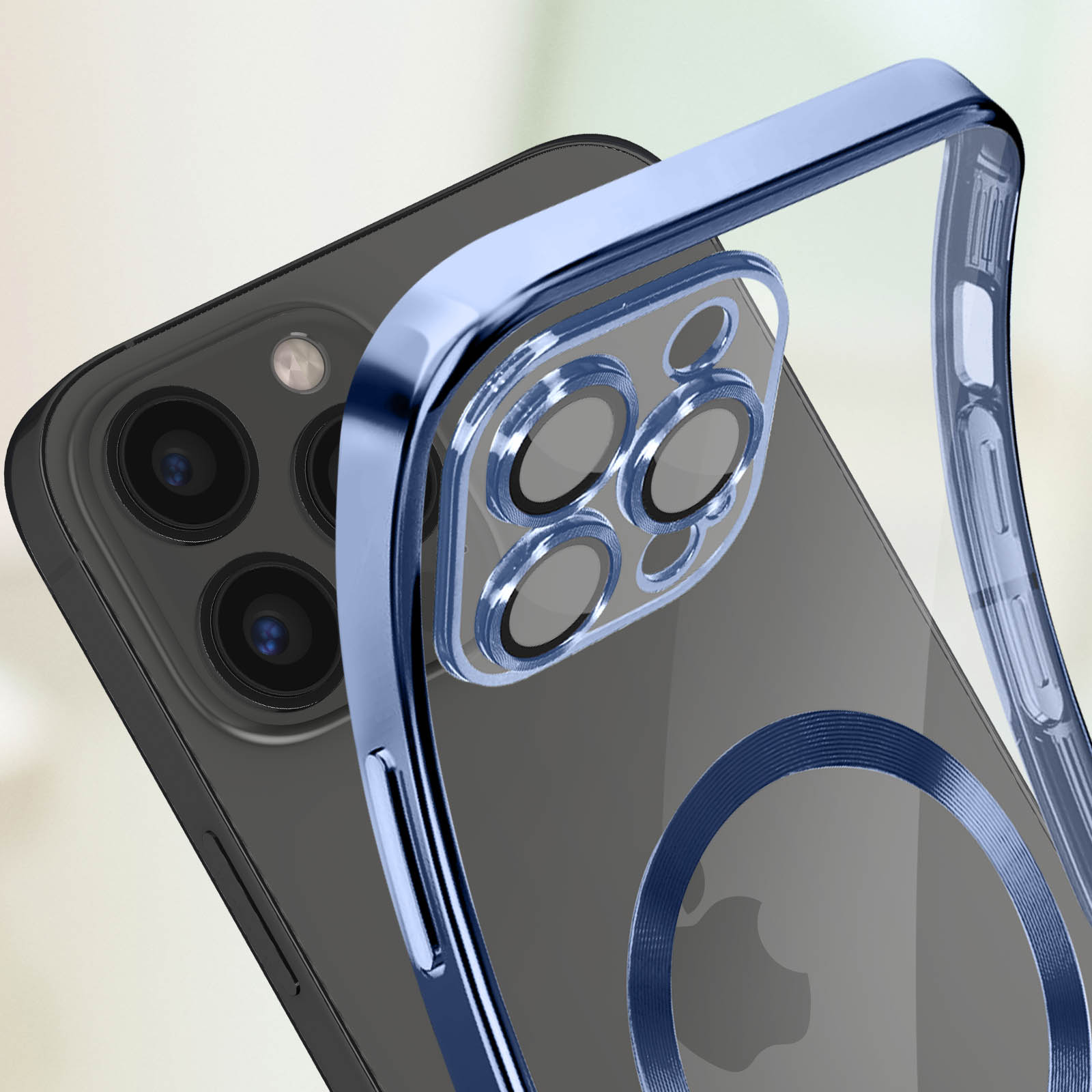 Apple Coque en silicone avec MagSafe pour iPhone 13 - Bleu clair