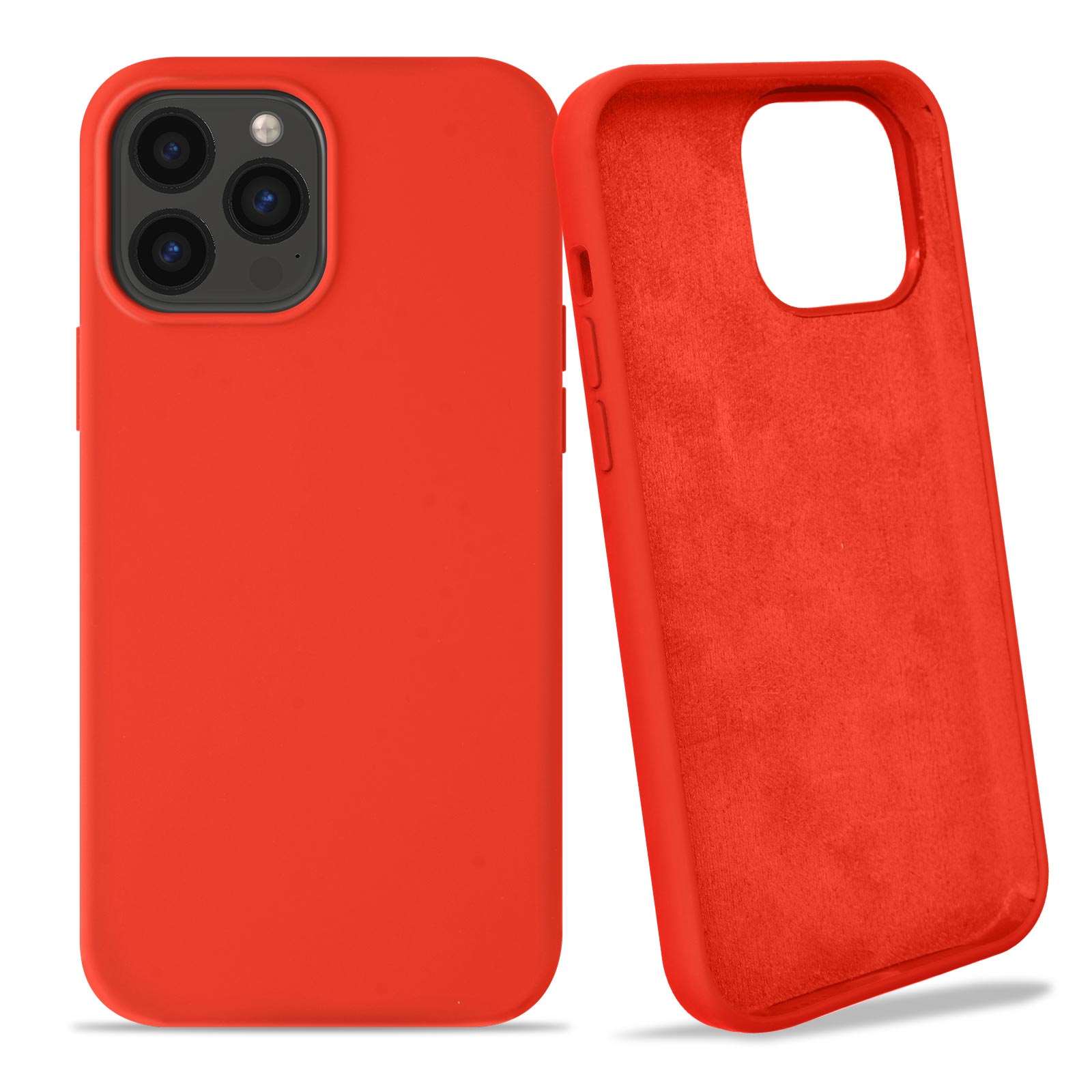 Avizar Coque pour iPhone 13 Silicone Semi-rigide Finition Soft