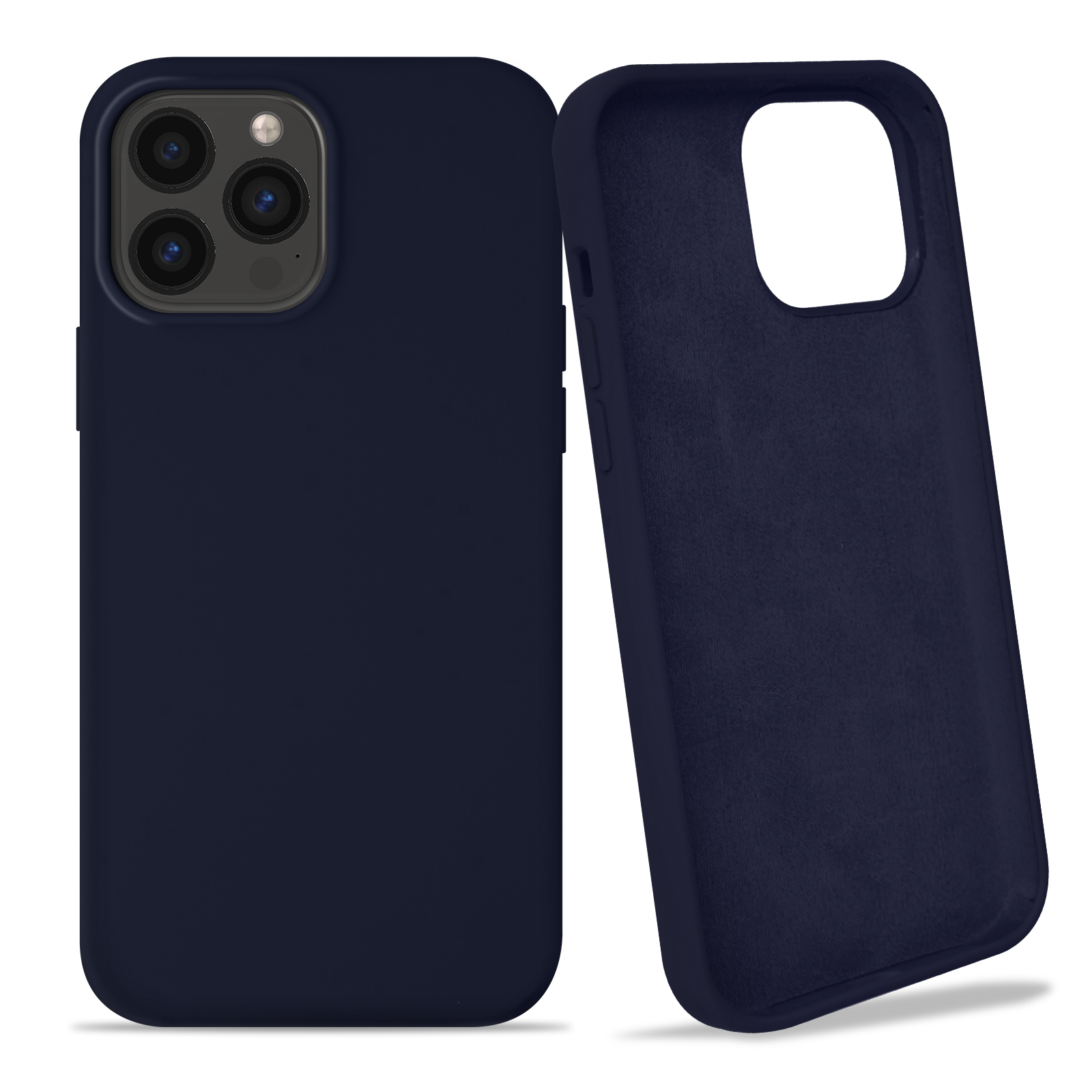 Funda de silicona iPhone 13 Pro Max (azul oscuro) 