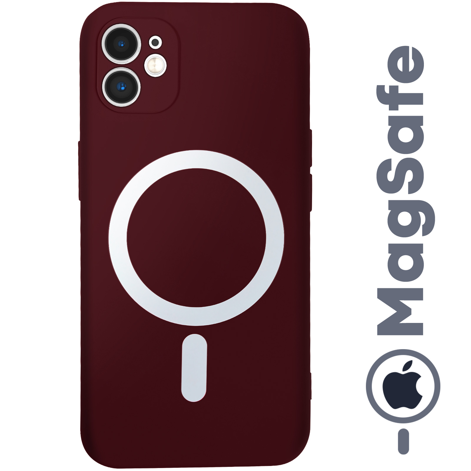 Support magnétique avec anneau pour iPhone MagSafe
