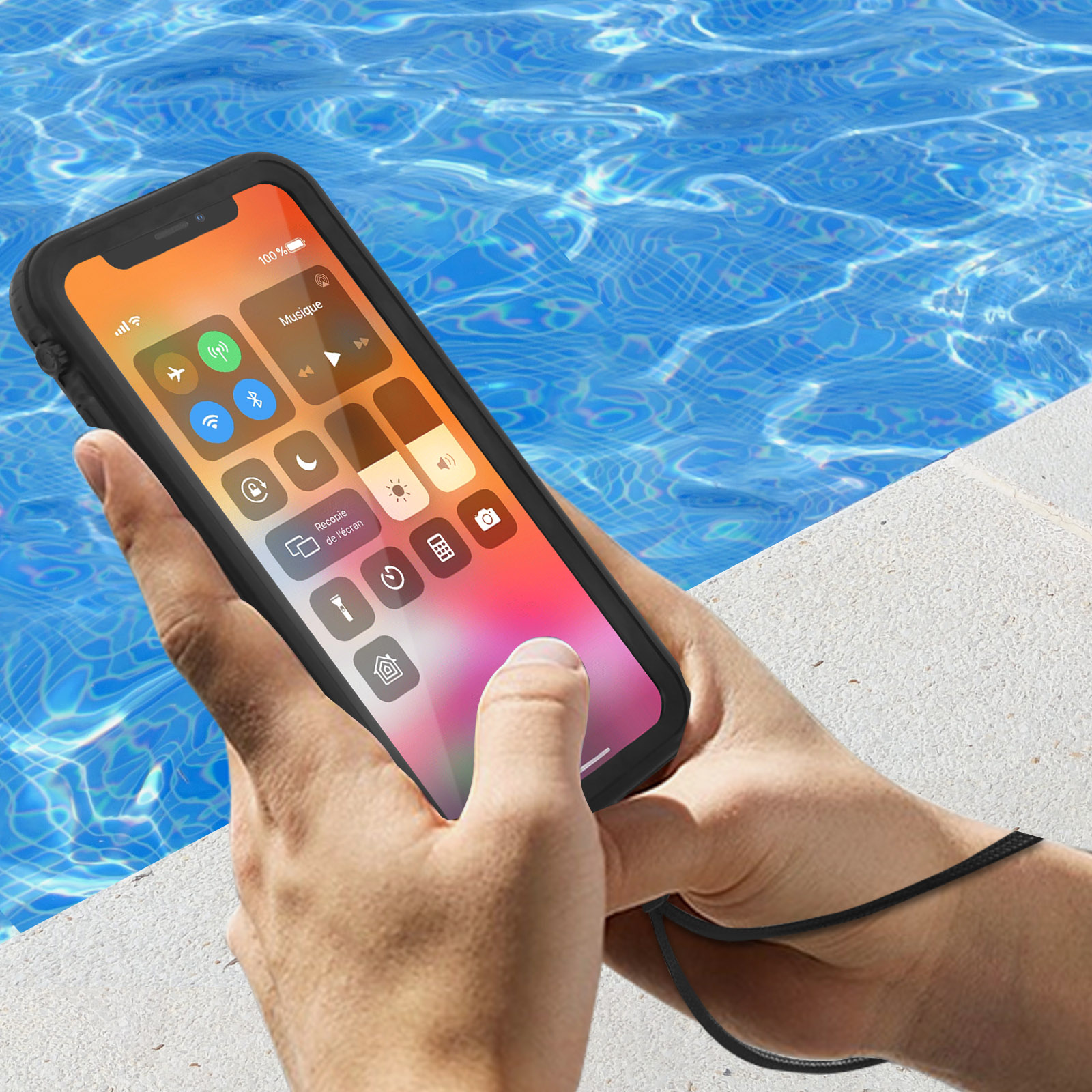 Shot - Pochette Etanche Tactile pour IPHONE Xs Max Smartphone Eau Plage  IPX8 Waterproof Coque (NOIR) - Coque, étui smartphone - Rue du Commerce
