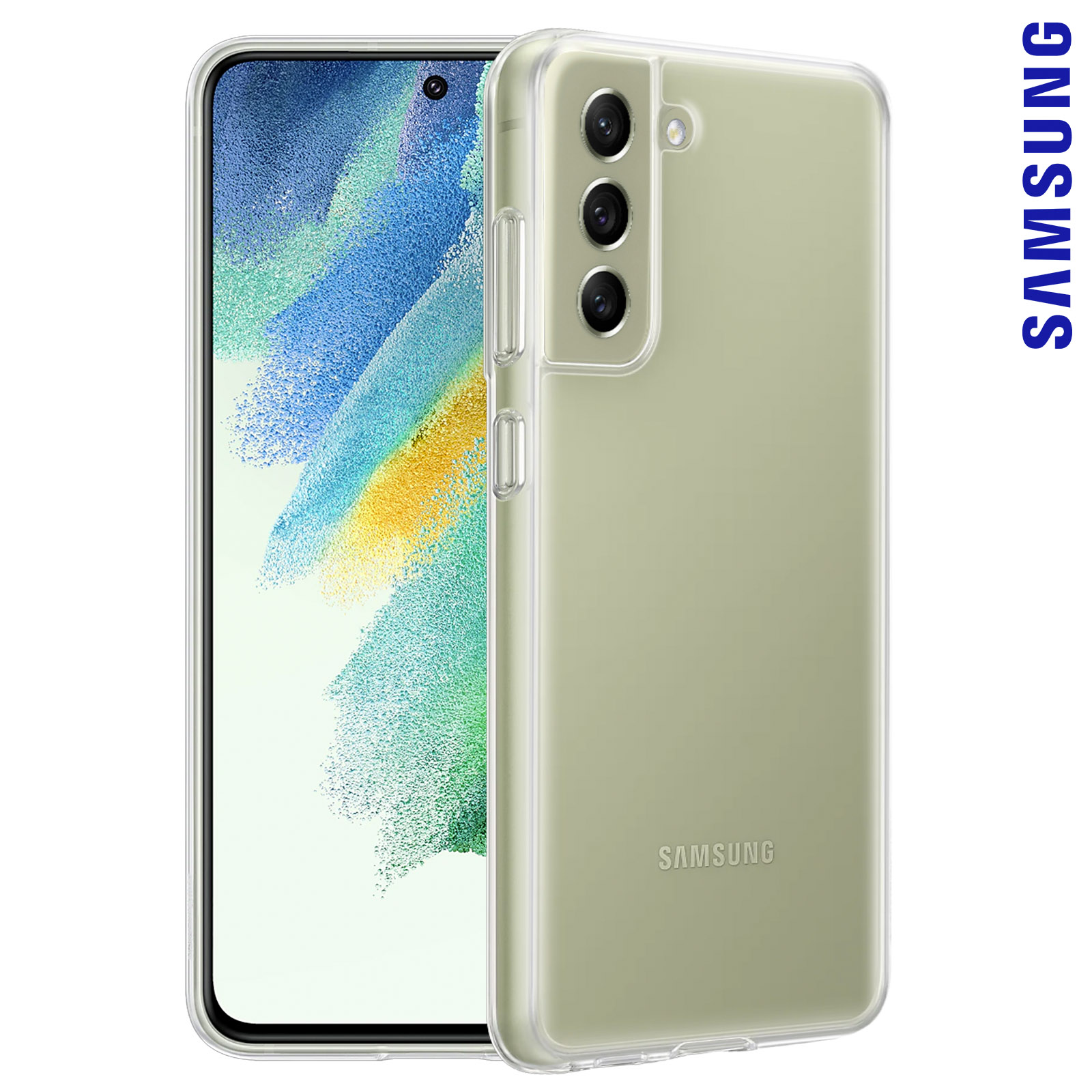 Funda delgada Samsung Galaxy S21 Plus (verde)