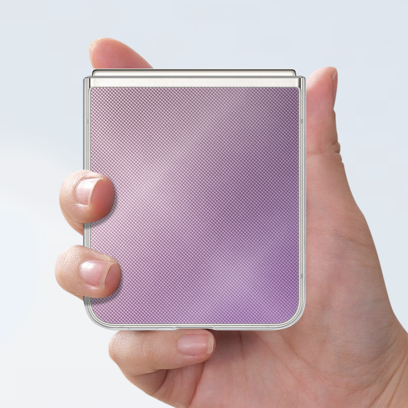 Funda intercambiable Samsung Galaxy Z Flip 5 con fondo de pantalla dinámico  - Transparente - Samsung