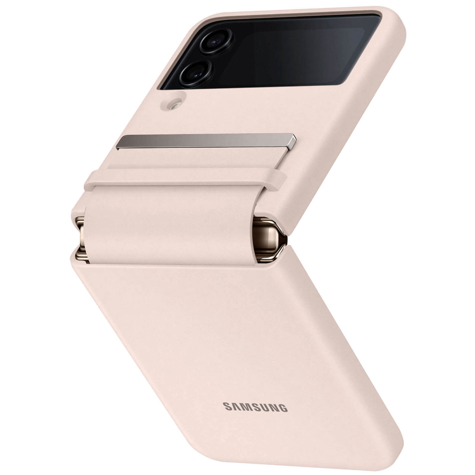 Samsung Flap Leather Cover Funda Melocotón para Galaxy Z Flip4