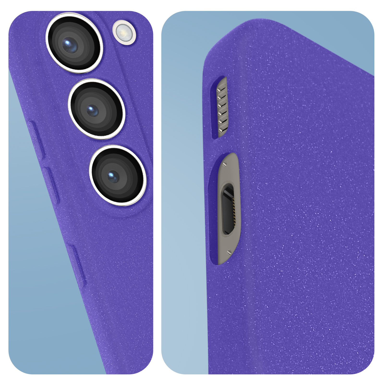 Coque Samsung Galaxy S23 - Silicone rigide noir Wavy Rectangle Green Purple  - Acheter sur PhoneLook
