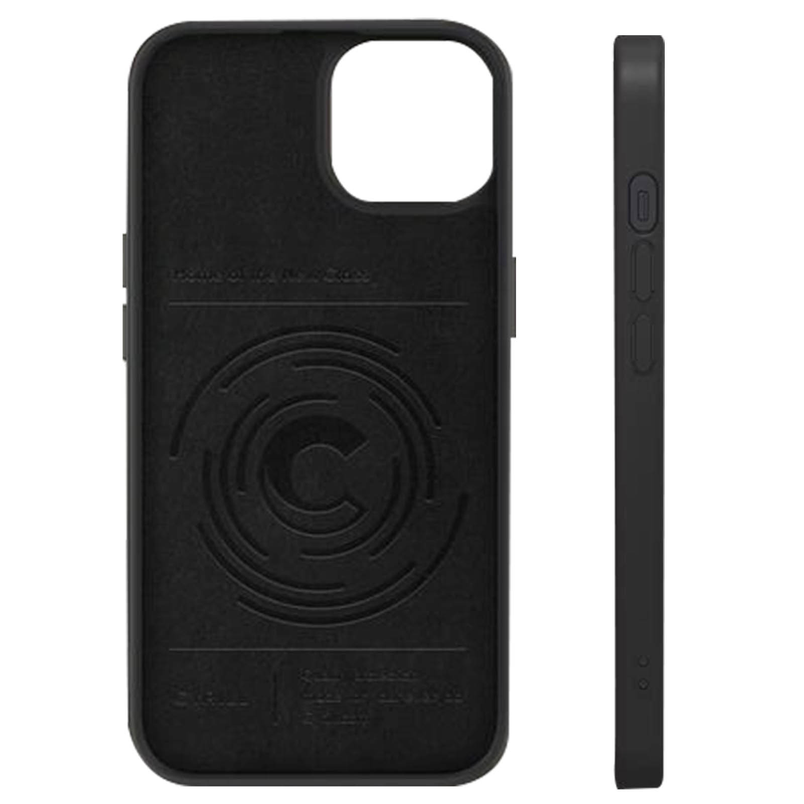 Carcasa negra de plástico soft touch para iphone 13 pro max 