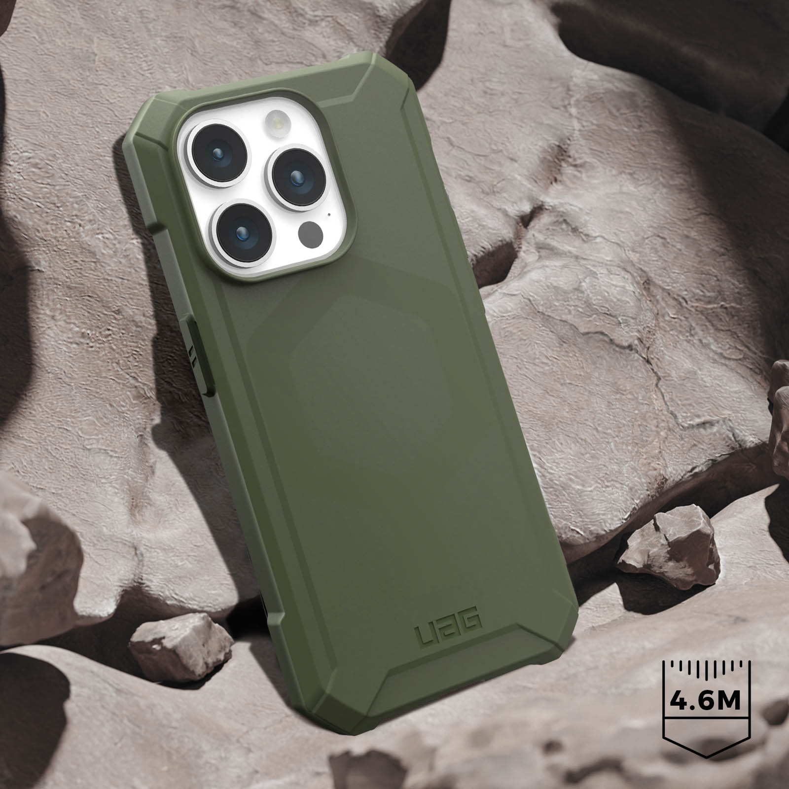 Funda UAG para iPhone 15 Pro Max, serie Essential Armor - Caqui - Spain