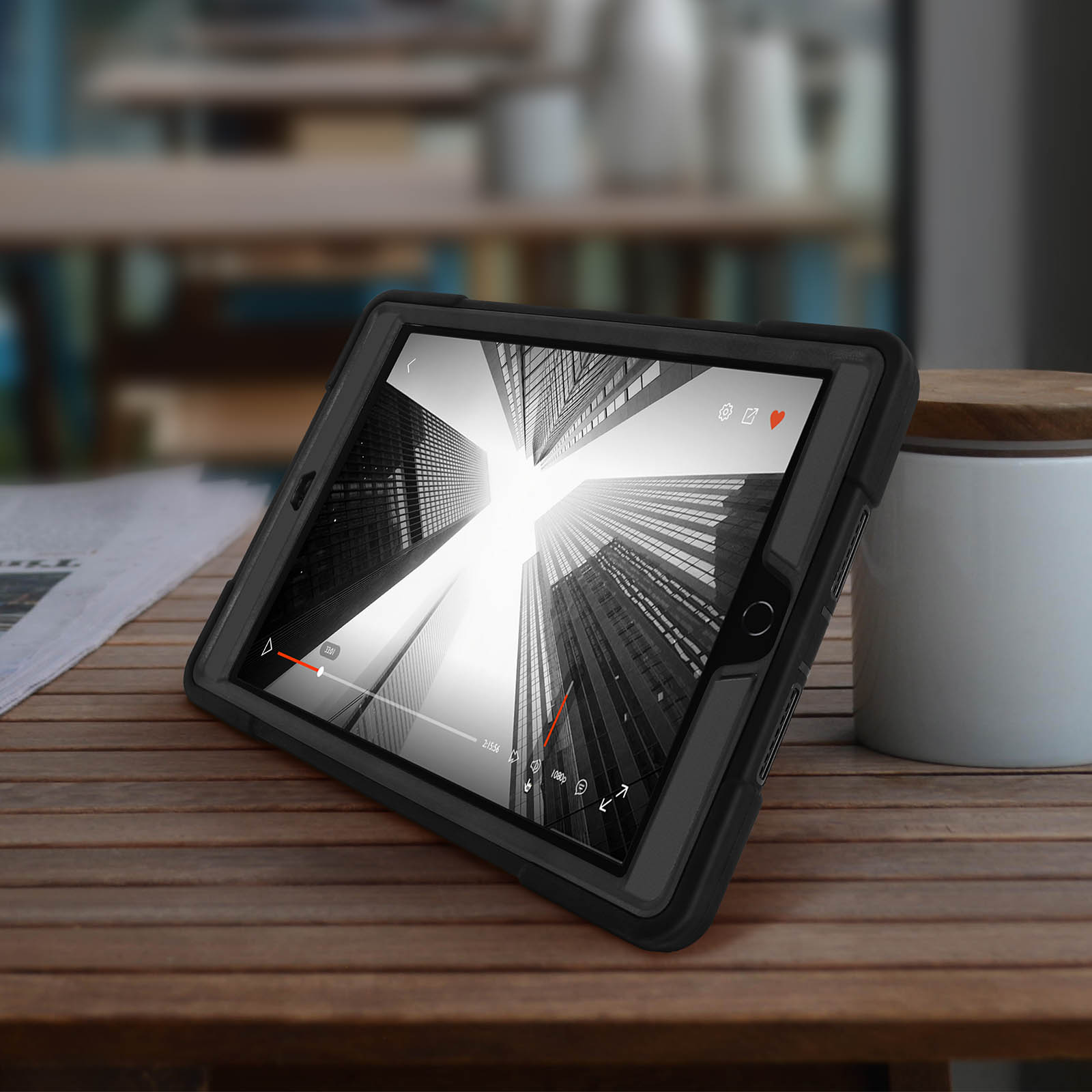 Coque iPad Air 10.9 2020 / 2022 ✓Avec poignée rotative
