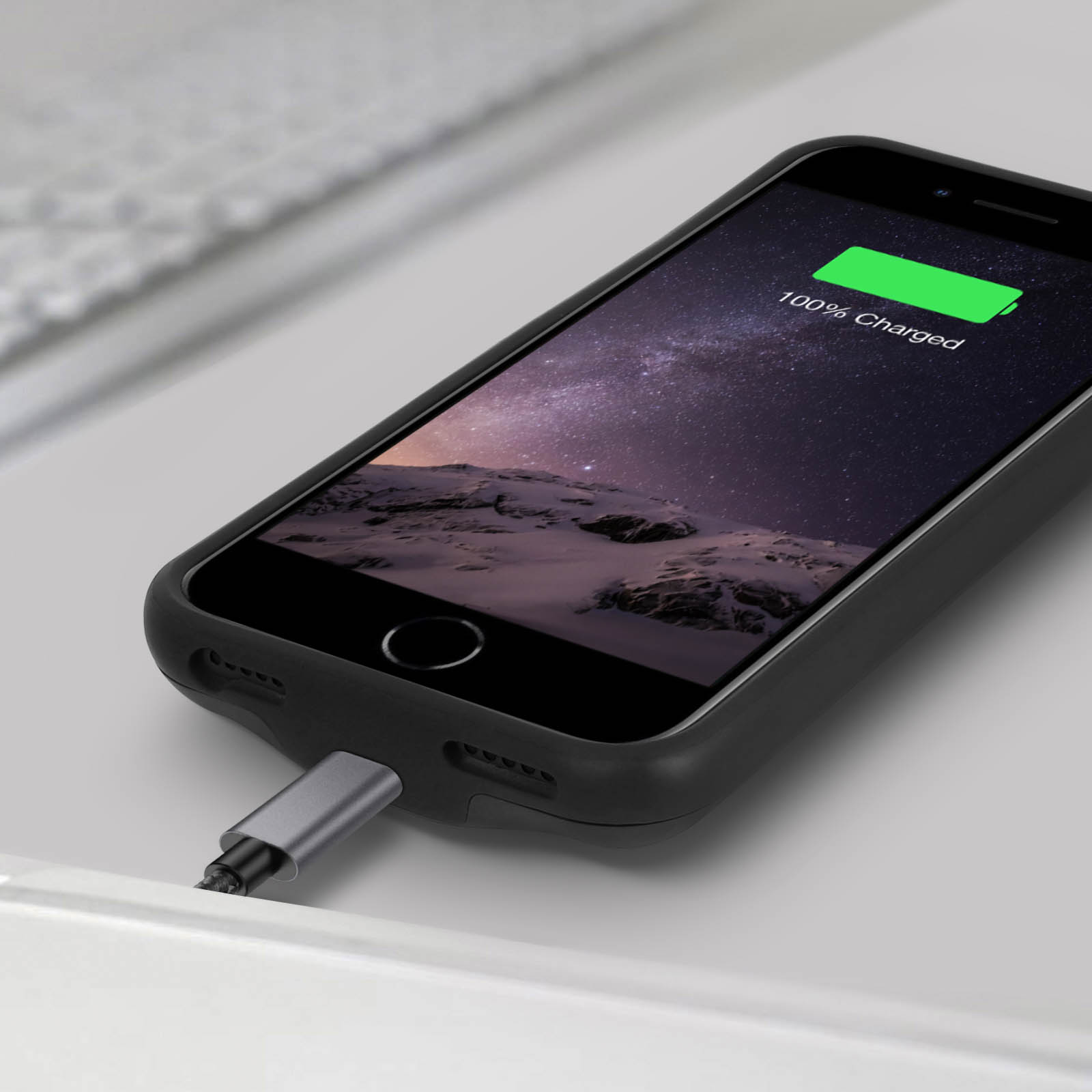 Coque batterie 5500mAh pour Apple iPhone SE 2020 / 8 / 7 / 6S / 6 - Français