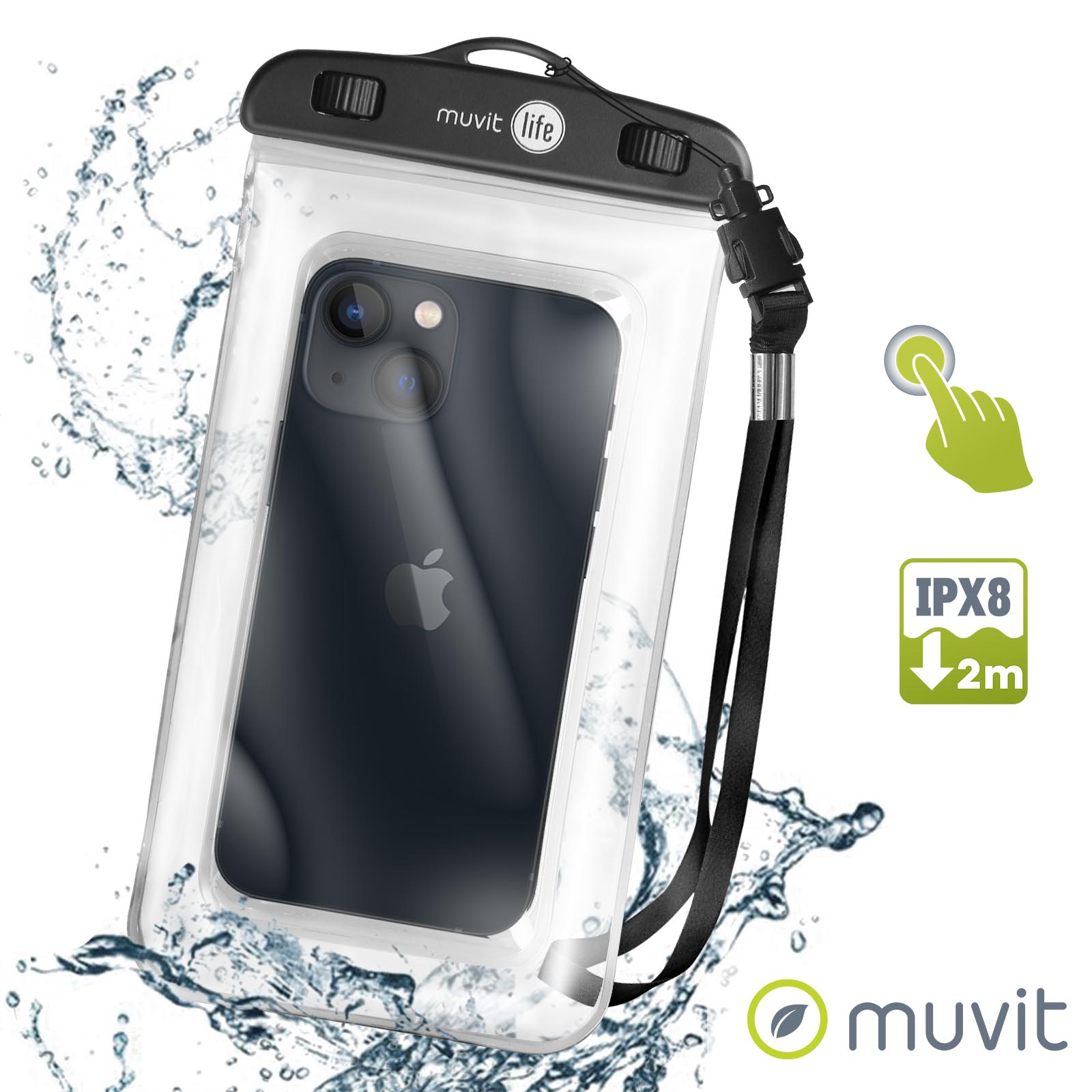 Pochette étanche waterproof pour smartphone avec capacité tactile