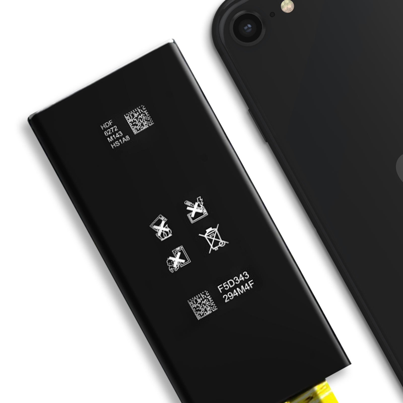Batterie iPhone SE 2020 Sans BMS, 1821mAh - Garantie sans message d'erreur  - Français