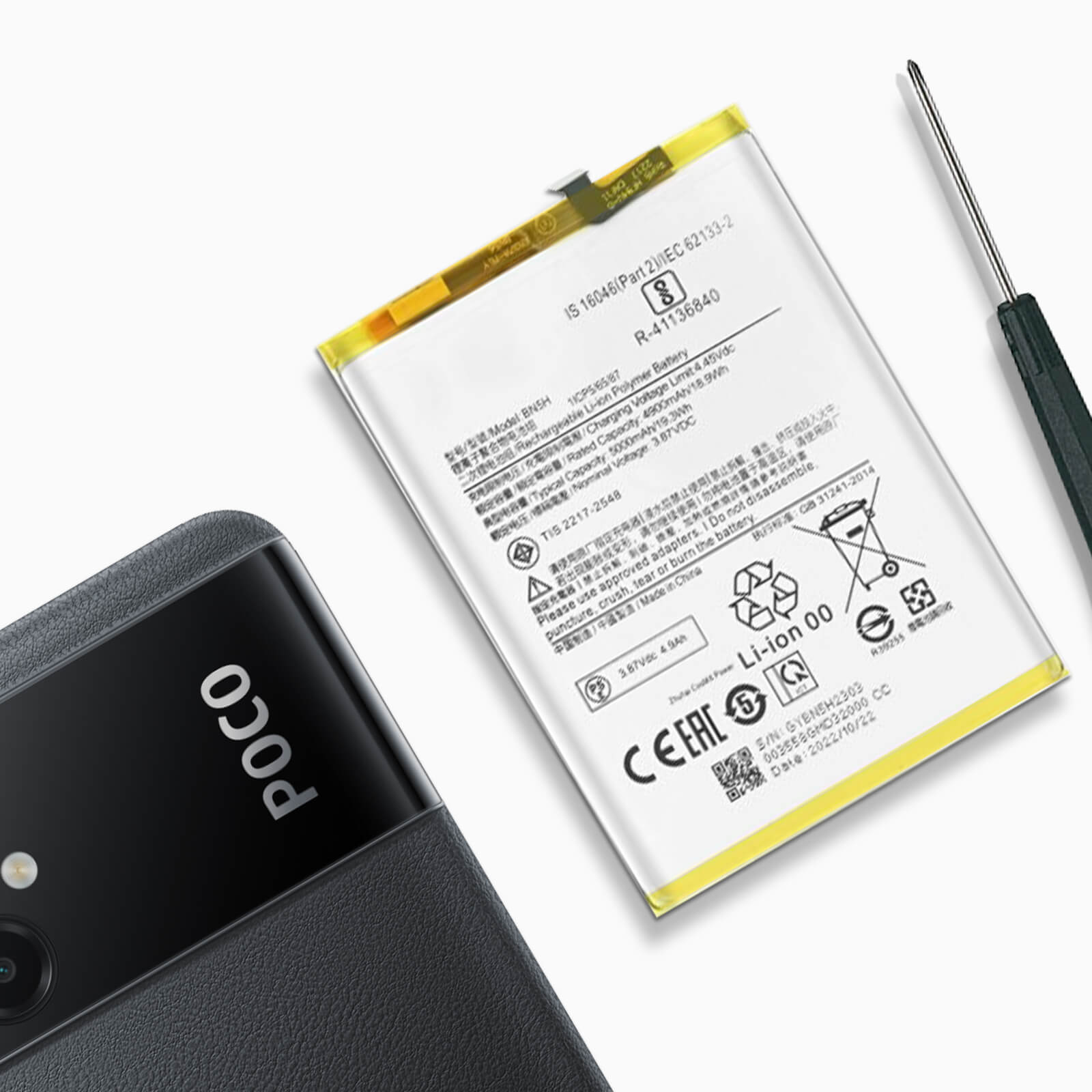 Batterie Interne Xiaomi Poco M5 Compatible Remplace BN5H, 5000mAh - Français