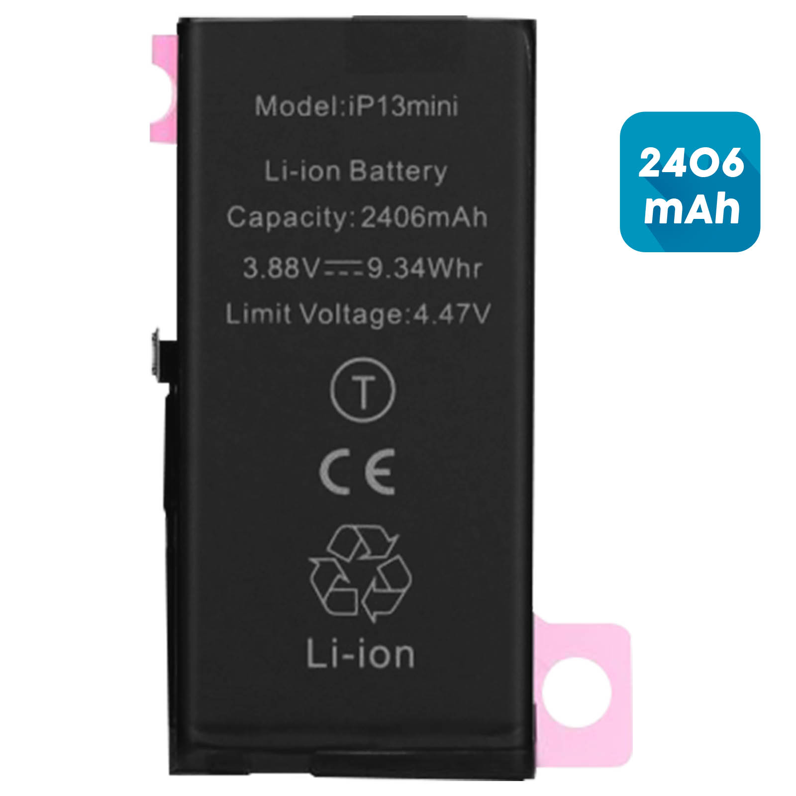 Batterie pour iPhone 13 Mini 2406 mAh