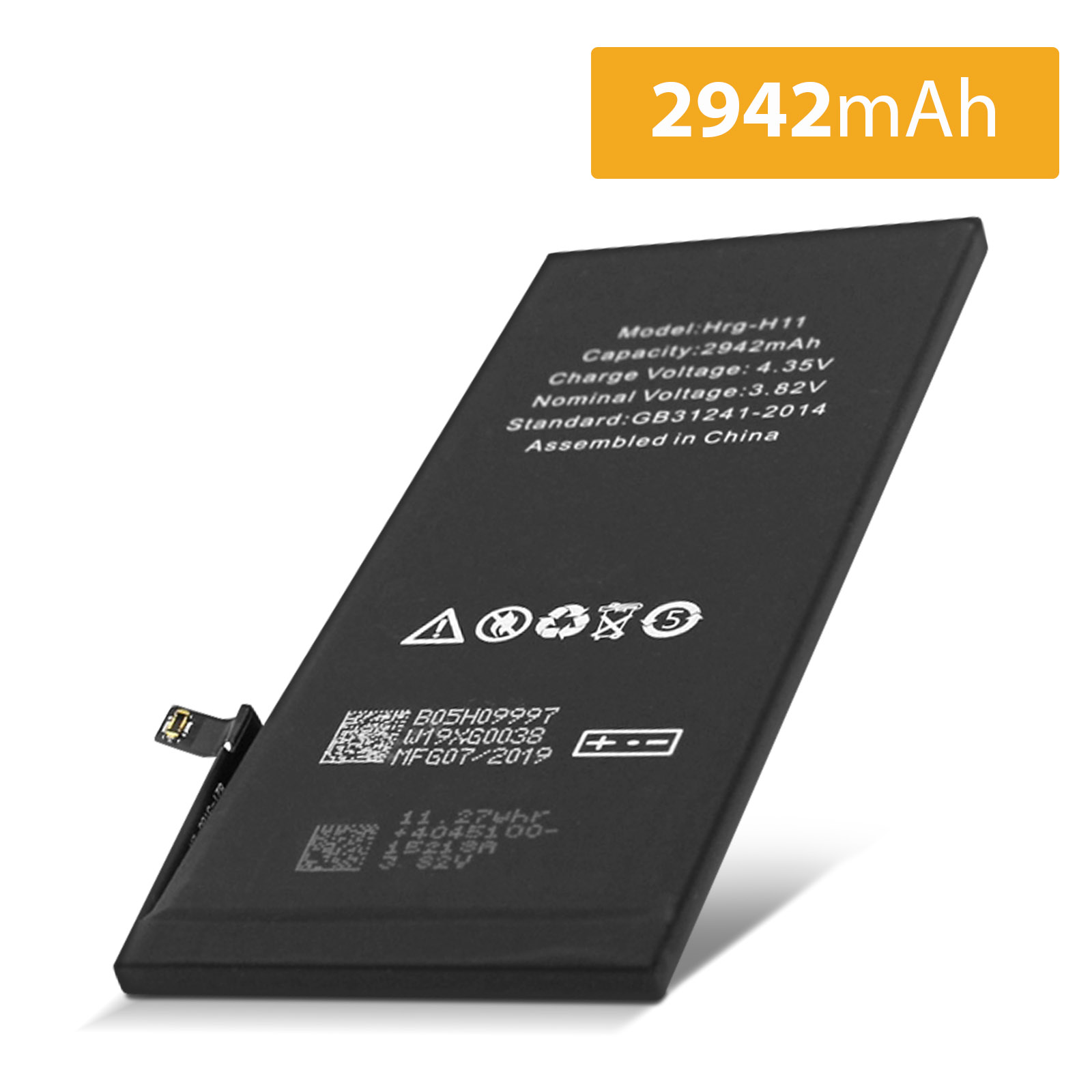 Batterie pour iPhone XR Plus AMHigh Premium - 2942 mAh