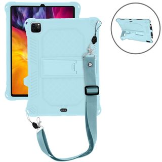 Funda iPad Pro 11 2020 / 2018 / 2021 / iPad Air 2020 Reforzada Soporte +  Lápiz + Bandolera - Azul - Spain