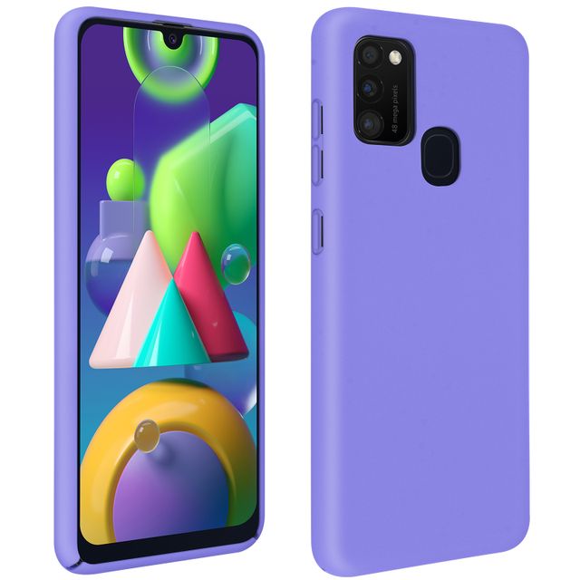 Cover protettiva in silicone semirigido con finitura soft touch - viola per Samsung  Galaxy M21 / M31 / M30s - Italiano