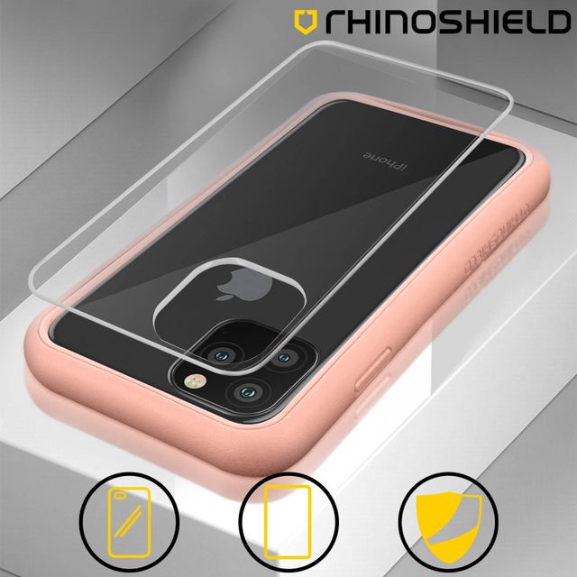 Coque Modulable Mod NX Rhinoshield, Antichoc - Rose Clair p. Apple iPhone  11 Pro - Français