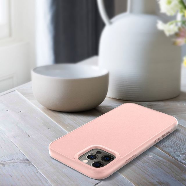 Coque iPhone 12 Pro Max Flexible Haute résistance, Rhinoshield SolidSuit -  Rose Clair - Français