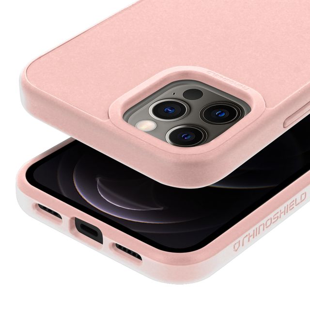 Coque iPhone 12 Pro Max Flexible Haute résistance, Rhinoshield SolidSuit -  Rose Clair - Français