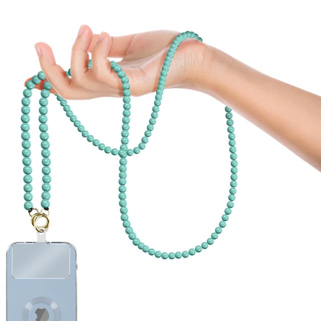 Attache-téléphone Attrape-rêve En Perles Naturelles Et Bois - Bijou Personnalisable