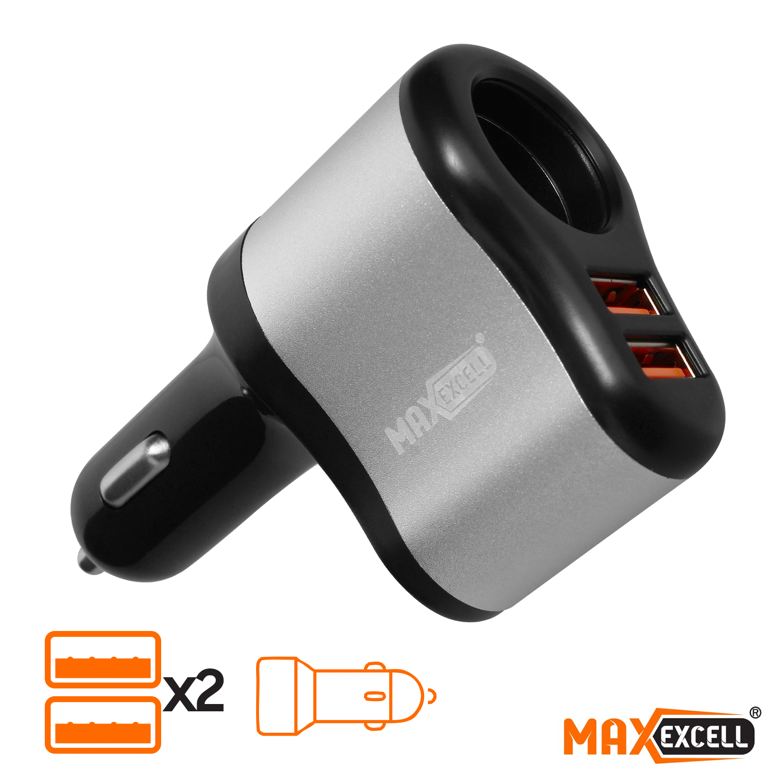 Multiprise Universelle Inkax, 2x Prises courant + 4x Ports USB