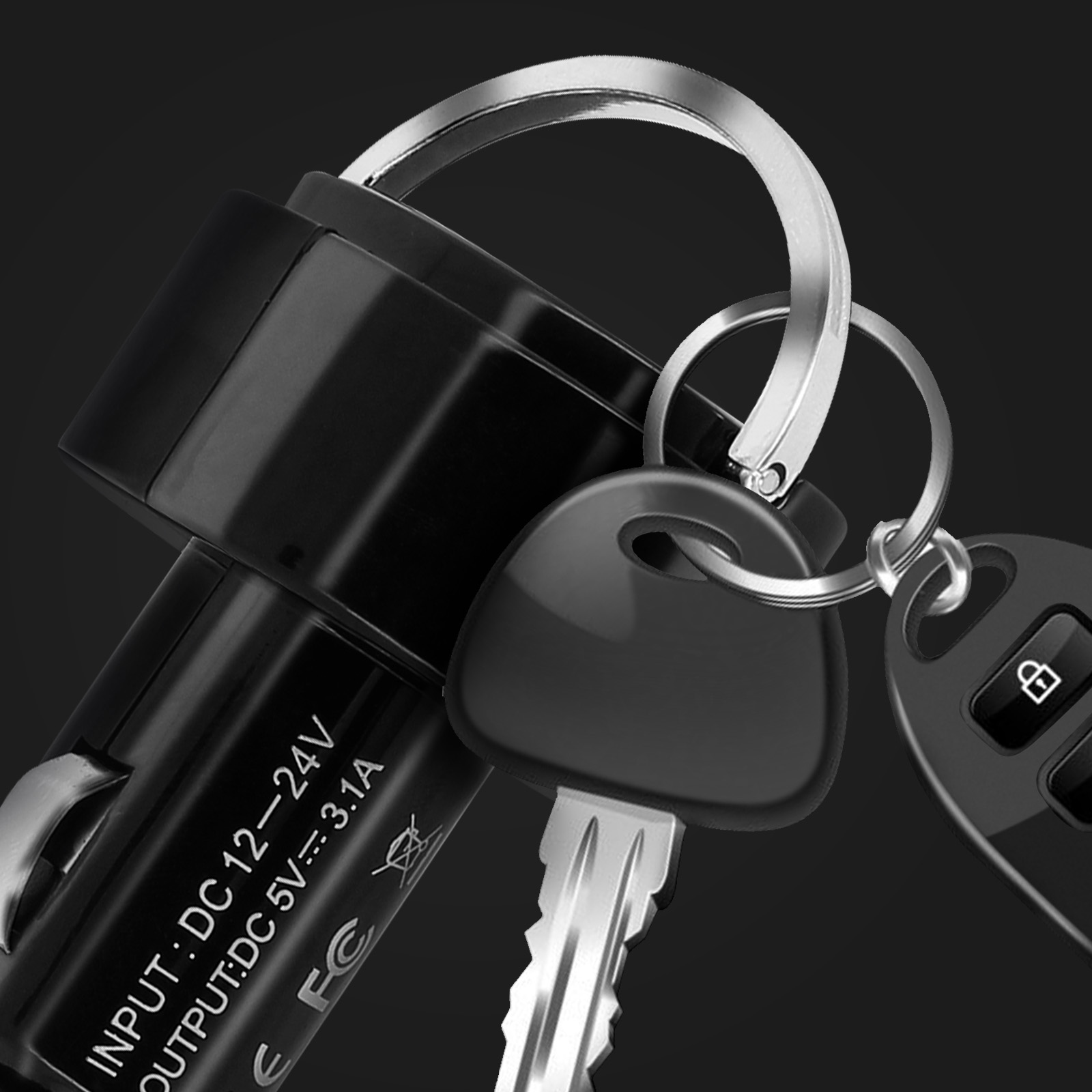 Avizar Kit mains libres Auto Bluetooth Chargeur Allume-cigare Port USB  Carte SD Noir - Kit main libre - LDLC